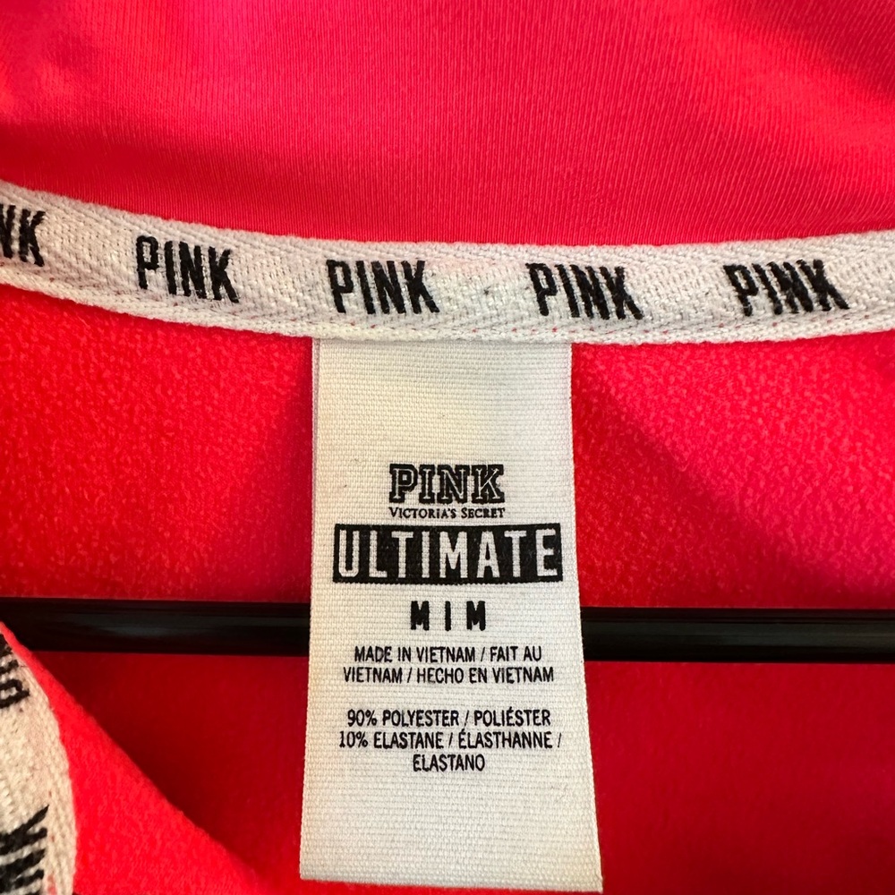 Victoria's Secret PINK Hot Pink/Neon Pullover - Picture 2 of 4